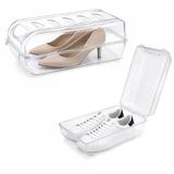 Mirlife Mr-M112 Şeffaf Plastik Ayakkabı Kutusu - Unisex 17,5X31,5X12,5 Cm- 36'Li Paket