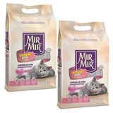 MırMır 2x10 lt Bebek Pudrası Kokulu Bentonit Kedi Kumu