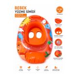 Miro Toys Bebek Şişme Yüzme Simidi Oturaklı Sırt Destekli Tutma Kulplu 6-24 Ay Havuz Deniz Simidi Pembe