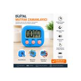 Miro Toys Dijital Ekranlı Alarmlı Mıknatıslı Ayaklı Mutfak Zamanlayıcı Fırın Timer
