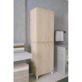 Mirobi Furex 6 Raflı 2 Kapaklı Çok Amaçlı Banyo Dolabı Çam
