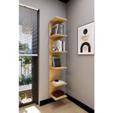 Mirobi Troy Duvara Monte Kitaplık Duvar Rafı 6 Raf Rivoli