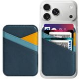 Miroddi Yeni Yükseltme - iPhone 14/13/12 Magsafe Cüzdan, MagSafe Deri Cüzdan, iPhone 14, iPhone 13 ve iPhone 12 Serileri için Manyetik Kart Tutucu, Mavi Turuncu