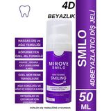 Mirove Smılo 4D Koruma Mor Diş Jeli Beyazlatıcı Etkiyle 50 ml Ardıç ve Nane Aromalı