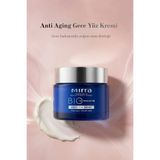 Mirra Anti Aging Gece Yüz Kremi Yoğun Nemlendirici Kırışıklık Karşıtı Peptit D-Panthenol Cilt Bariyeri Destekleyici 50 ml