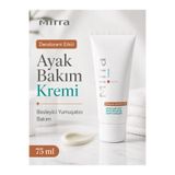 Mirra Ayak Bakım Kremi Deodorant Etkili Lavanta Limon ve Beyaz Kil İçerikli Besleyici Krem