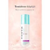 Mirra Yüz Temizleme Köpüğü AHA Asitli Glikolik Asit Makyaj Temizleyici Siyah Nokta ve Gözenek Bakımı 150 ml