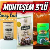 Mırracı Şahin Bey Muhteşem 3'lü / Menengiç, Fıstıklı, Sade Osmanlı Dibek Kahvesi - 1 Paket