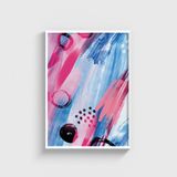 Mirror 3 Tablo Çerçeveli Poster Duvar Dekorasyonu - 50 x 70 - Beyaz Çerçeveli