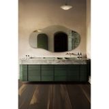 Mirror Home Decor Art Asimetrik Çerçevesiz Organik Form Duvar Aynası | Modern Dekoratif Ayna