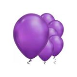 Mirror Krom Balon Mor Renk 6 Adet Çok Renkli