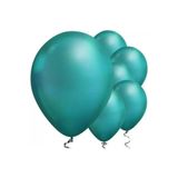 Mirror Krom Balon Yeşil Renk 6 Adet Çok Renkli