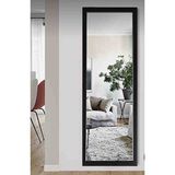 Mirrorss Duvar Aynası Minimalist Şık Siyah Ahşap Çerçeveli Dikdörtgen Tasarım Model