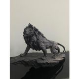 Mirsa Global ASLAN KRAL BİBLO FİGÜRÜ TAŞ ÜSTÜNDE ASLAN BÜYÜK BOY