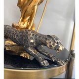 Mirsa Global Dekoratif Biblo Leopar Çita Kaplan Heykeli
