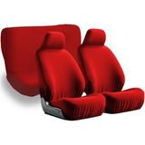 Mirsepet Chevrolet Oto Araba Araç Koltuk Kılıfı 4 Parça Set Kırmızı