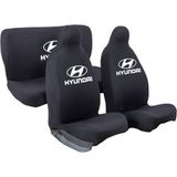 Mirsepet Hyundai Excel Oto Araba Araç Koltuk Kılıfı 4 Parça Set - Siyah