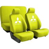 Mirsepet Mitsubishi Lancer Oto Araba Araç Koltuk Kılıfı 4 Parça Set - Sarı