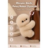 Mirumi Etkileşimli Peluş Robot Oyuncak Hareketli Kafa Ve Sevimli Tepkiler Bej