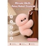Mirumi Etkileşimli Peluş Robot Oyuncak Hareketli Kafa Ve Sevimli Tepkiler Pembe
