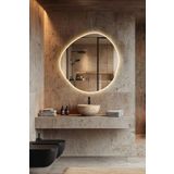 Mirze Life 70cm Led Işıklı Dekoratif Banyo Aynası, Gün Işığı Ledli Banyo Aynası
