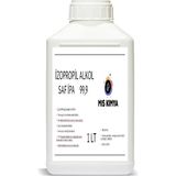 Mis Dekor %99.9 Saf İzopropil Alkol 1 Litre Temizlik Kimyasalı Beyaz Renkli Güçlü Yağ Çözücü - 1 lt