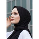 MİS İPEK Şal - Siyah Şal Rahat Kullanım Güzel Görünüm Mevsimlik Kumaş Moda Mağaza Trend