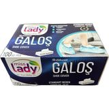 Mis Lady Tek Kullanımlık Pratik Kutulu Galoş - Mavi - 100 Adetlik 1 Paket