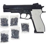 Misalanka Boncuklu Tabanca + 5 Paket Boncuk