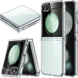 Miscase Samsung Z Flip 6 Kılıf Şeffaf Sert 2 Parçalı - Galaxy Z Flip 6