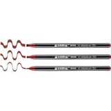 Misda Store 1255 Kaligrafi Kalemi - Kızıl Göl - 3 Kalem - Kaligrafi Ucu 2 - 5 mm