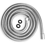 Misda Store 170 cm Ekstra Uzun Paslanmaz Duş Spiral Hortumu (G1/2 Abs Rakorlu)