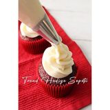 Misda Store 200 Adet Büyük Boy Kırmızı Muffin Kek Kalıbı, Cupcake Kağıdı, Browine Kalıbı 50X40 mm