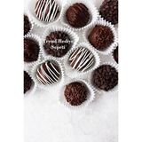 Misda Store 200 Adet Küçük Boy Beyaz Truff Çikolata Kağıdı, Muffin Kek Kalıbı, Lokum Kağıdı 35X20 mm Doğum Günü Parti Dekorasyonu Için