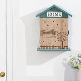 Misda Store 2073 Duvara Montajlı Dekoratif Anahtarlık Dolabı - Duvar Askılı Anahtar Saklama Kabini 17X27,5CM