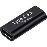 Misda Store 3352 Type C USB 3.1 Dişi Çevirici Dönüştürücü Adaptör Type C Dişi To Type C Disi 3.1 Yüksek Hızlı Veri Aktarım Desteği (10GBPS) Çift Yönlü Çalışma Alüminyum Alaşımlı Kaliteli Malzeme