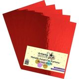Misda Store 50X70 Metalik Aynalı Fon Kartonu 5 Adet 1 Paket Artlantis Aynalı Metalik Fon Kartonu