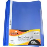 Misda Store A4 Tellı Dosya 50'lı Mavı