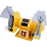 Misda Store Alman 125 mm Turbo 3800 Watt Çark Motoru Zımpara Balta Bıçak Bileme Makinesi Taş Motoru Taşlama Sarı