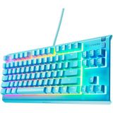 Misda Store Apex 3 Tkl Rgb Suya ve Toza Dayanıklı Türkçe Gaming Klavye – Mavi