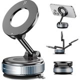 Misda Store Araba Için 360° Ayarlanabilir Vakumlu Manyetik Telefon Tutucu, Katlanabilir, Mag-Safe Uyumlu, iPhone 12-16, Samsung, Pixel, Oneplus, Motorola, Nokia, Lg, Sony, Htc Vb.