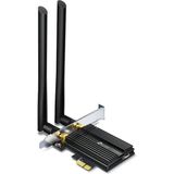 Misda Store Archer TX50E, AX3000 Mbps Wi-Fi 6 Bluetooth 5.0 Pcıe Ağ Kartı, Iki Anten, 1024-QAM,OFDMA ve 160 Mhz Bant Genişliği, Ultra Düşük Gecikme, Intel Wi-Fi 6 Yonga Seti, Windows 10/11'i Destekler