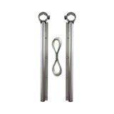 Misda Store Balkon Çamaşır Askılığı Çamaşırlık Metal Küpeşte Çamaşır Askılığı