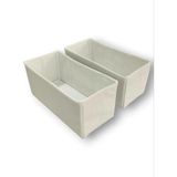 Misda Store Beyaz Çekmece Içi Düzenleyici Organizer Set - Çok Amaçlı Dolap Içi Kutu Seti (28 * 13 * 13)