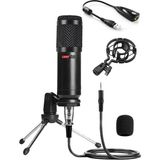 Misda Store BM800 Condenser Stüdyo Mikrofon (Mini Tripod + 7.1 Ses Kartı)