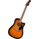 Misda Store California Debut Redondo Dreadnought, Kesitli Ce Akustik Gitar, Ladin Üst, Siyah Pickguard, 2-Renkli Sunburst