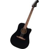Misda Store California Debut Redondo Dreadnought With Cutaway Akustik Gitar Ce, Ladin Üst, Siyah Pickguard, Siyah