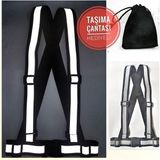 Misda Store Caro (145) Motosiklet - Bisiklet Reflektörlü Yelek - Motorsiklet Reflektörlü Yelek Scooter Yelek ile Uyumlu