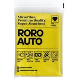 Misda Store Çift Taraflı Mikrofiber Araç Kurulama Bezi & Oto Yıkama Havlusu 50X70 Sarı
