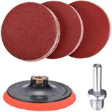 Misda Store Cırt Zımpara Seti + Matkap Aparatı 115 mm (7 Parça)